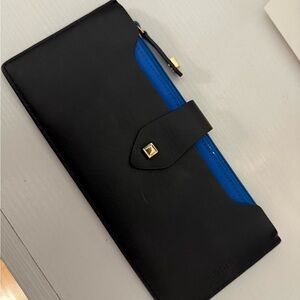 Lodis Black and Blue Wallet